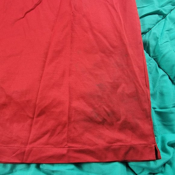 Nike Tiger Woods Collection Mens 2XL XL Short Sleeve Golf Polo Shirt Red AES - Picture 4 of 12
